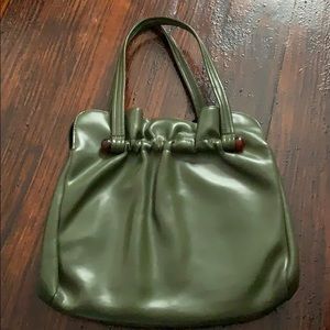 Beautiful vintage green purse